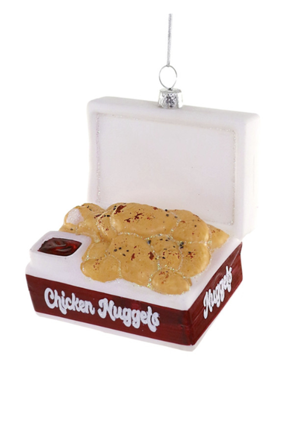 Glass Ornament - Chicken Nugget Box