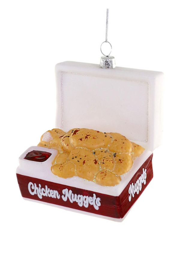 Glass Ornament - Chicken Nugget Box