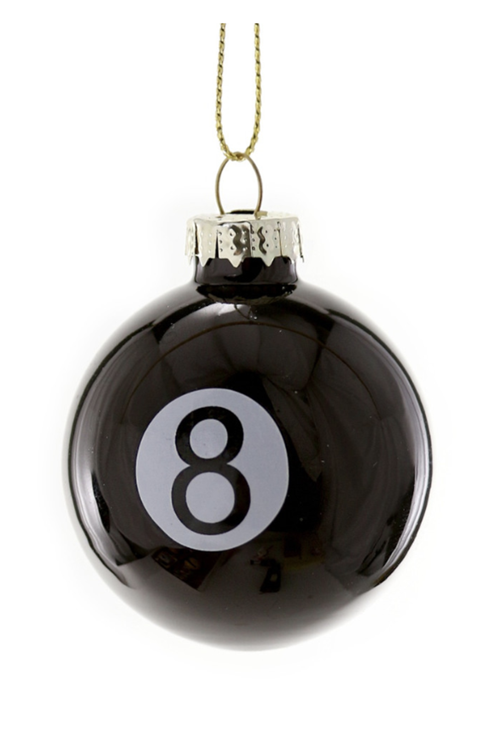 Glass Ornament - 8 Ball