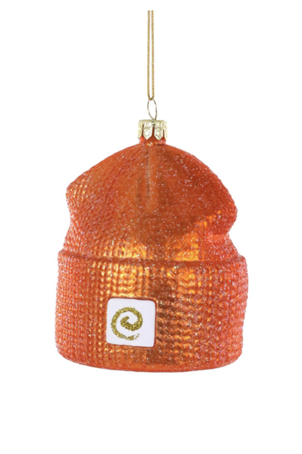 Glass Ornament - Hipster Beanie