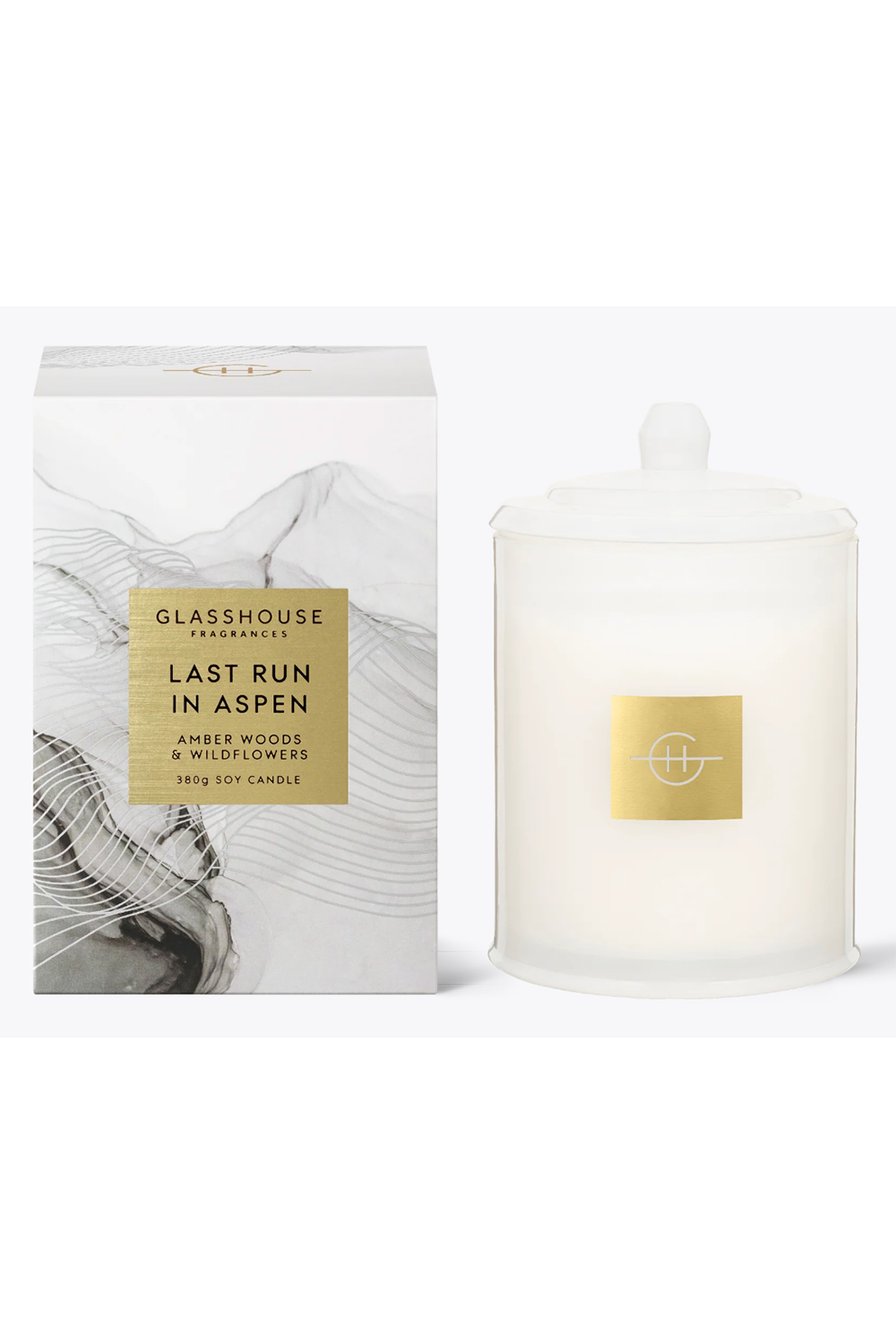 Glasshouse *HOLIDAY* Fragrance Candle - Last Run in Aspen