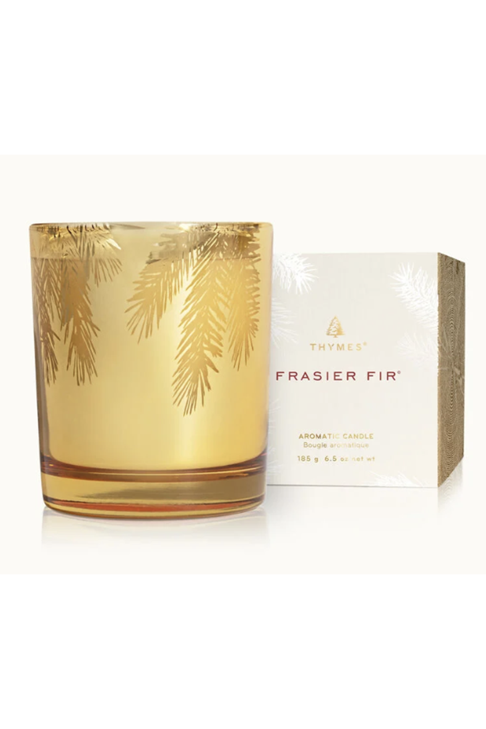 Frasier Fir Poured Candle in Box - Gilded Gold