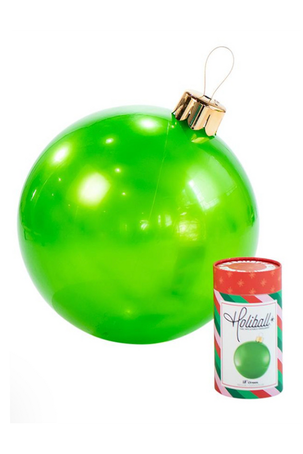 Holiball Inflatable Ornament Ball - Classic Green