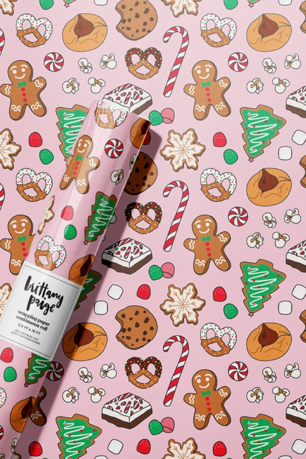 Trendy Wrapping Paper - Holiday Desserts