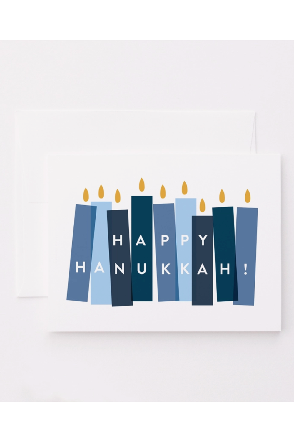 Mitzvah Hanukkah Greeting Card - Candles