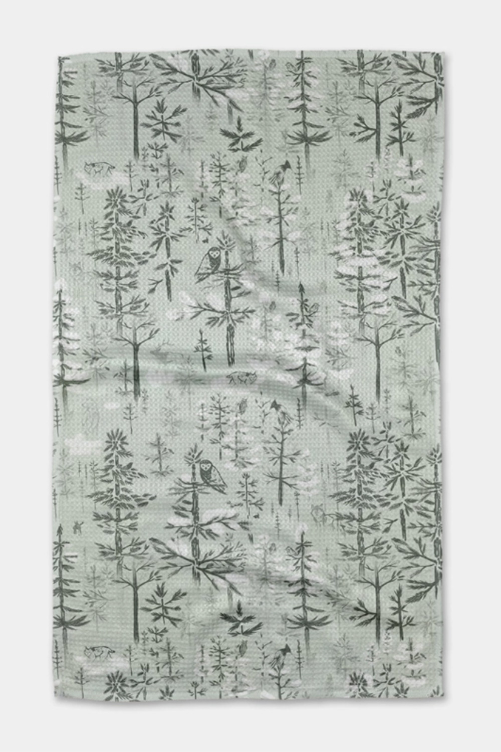 Geometry Kitchen Tea Towel - Boreal Forest