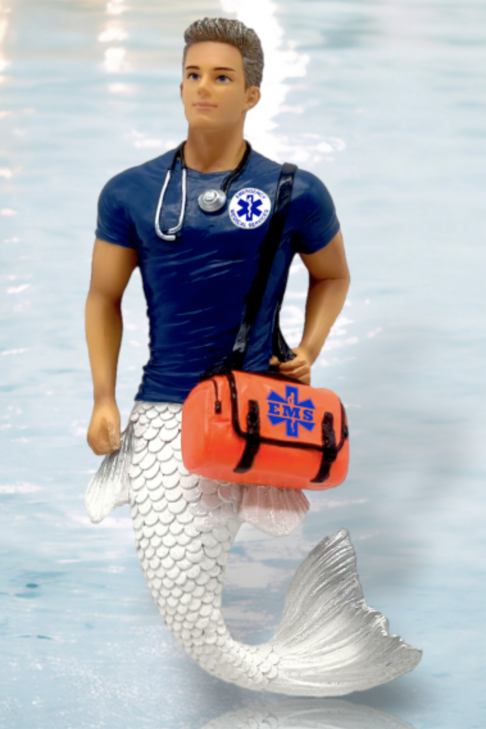 DCD Mermaid Ornament - First Responder