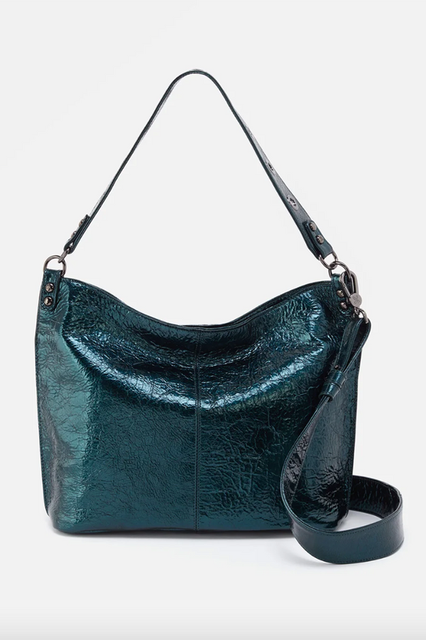 Pier Tote Bag - Patent Leather Spruce
