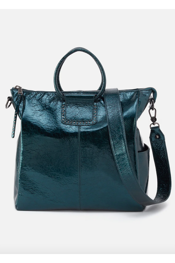 Sheila Tote Bag - Patent Leather Spruce