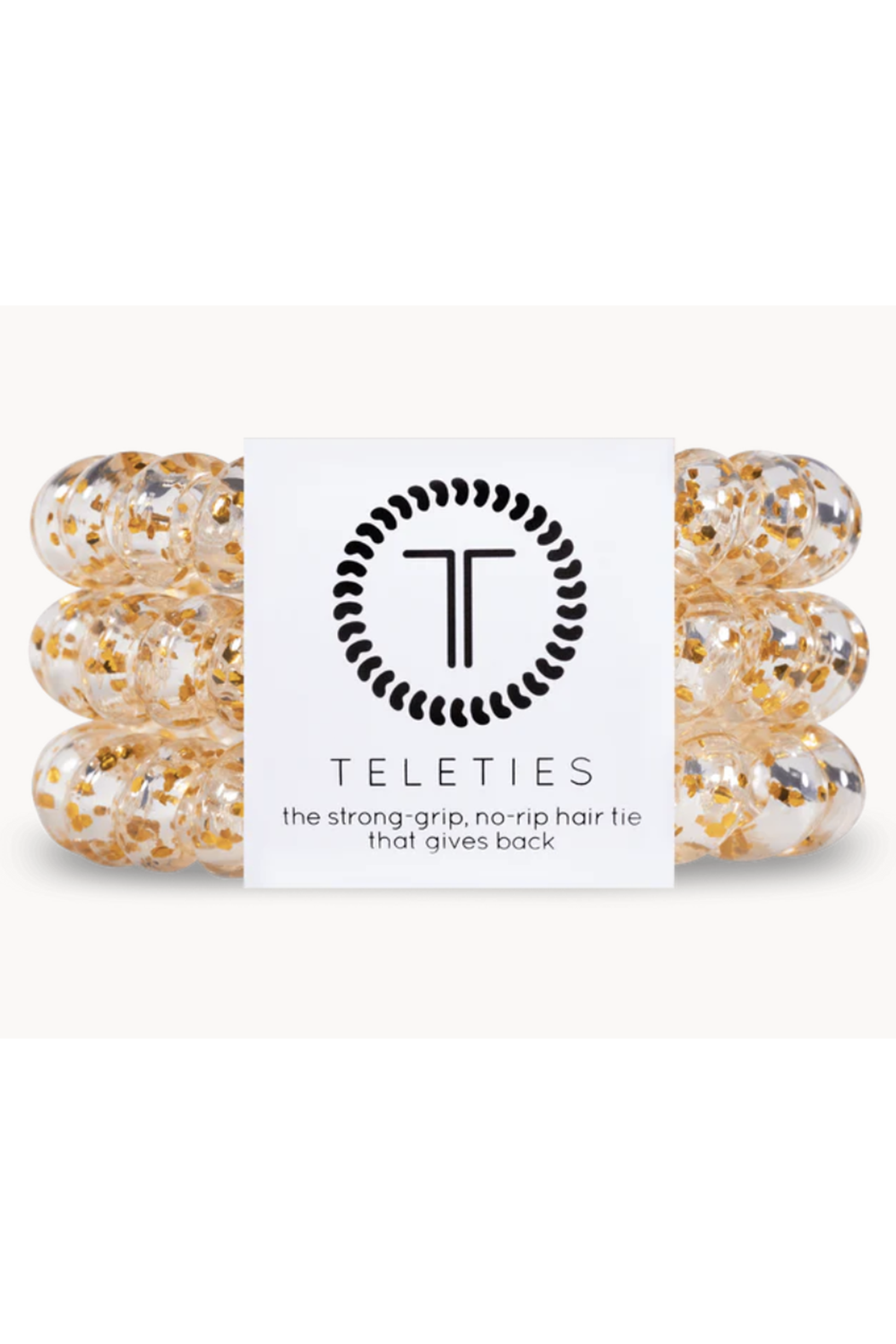 Teleties Hair Ties - Glitter & Gold