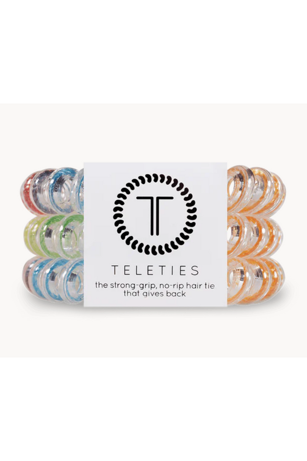 Teleties Hair Ties - Rainbow Rope