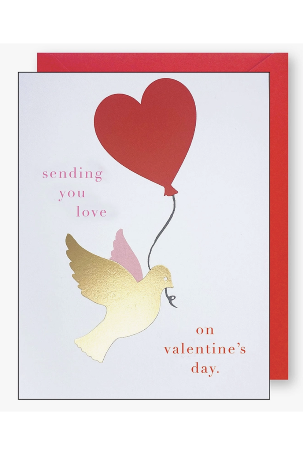 JF Single Valentine's Day Card - Dove