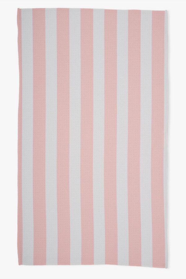 Geometry Kitchen Tea Towel - Summer Bold Pink