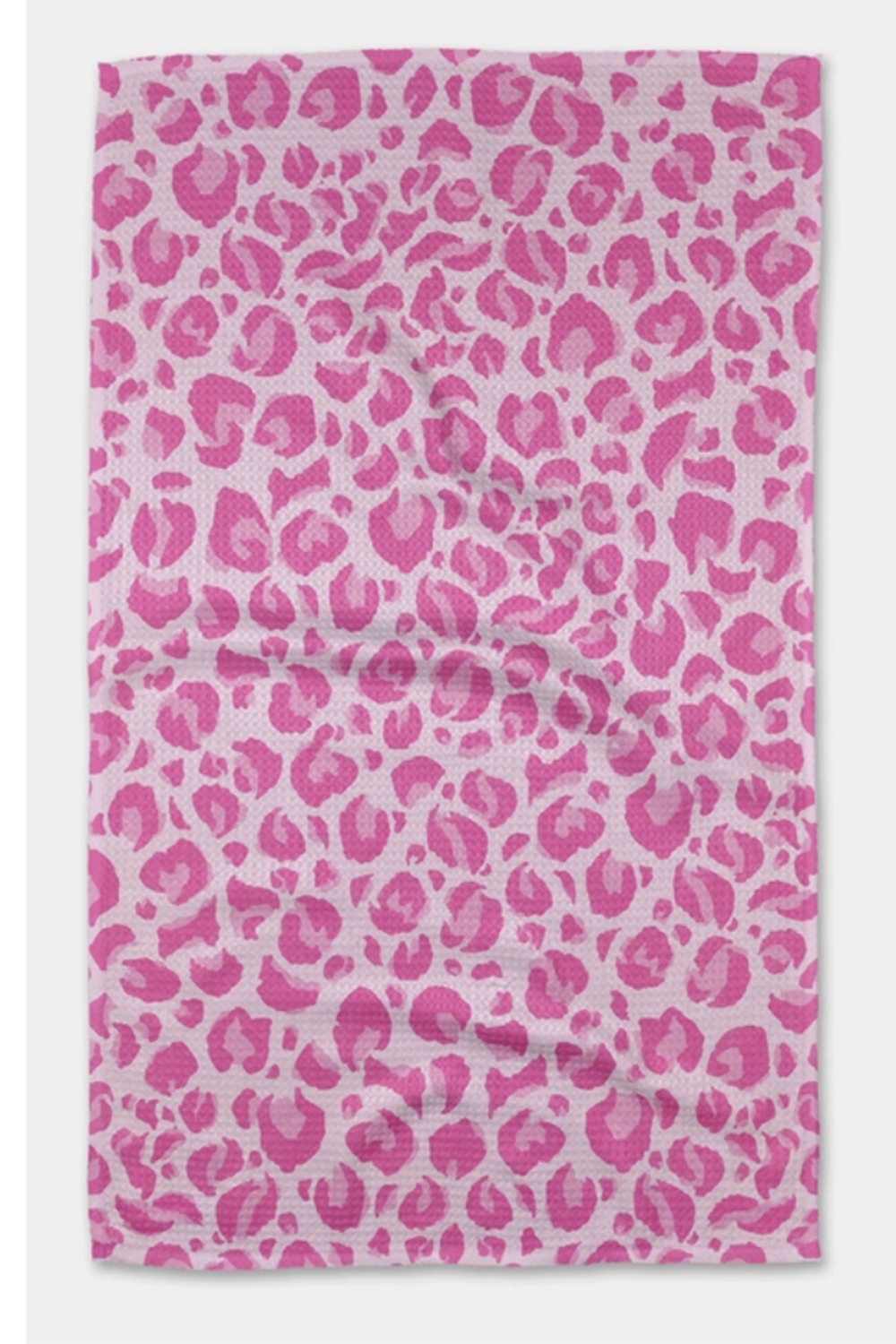 Geometry Kitchen Tea Towel - Valentine's Leopard