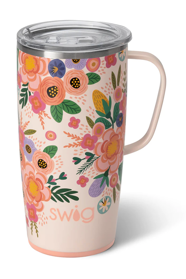 TALL Modern Coffee Mug - Full Bloom