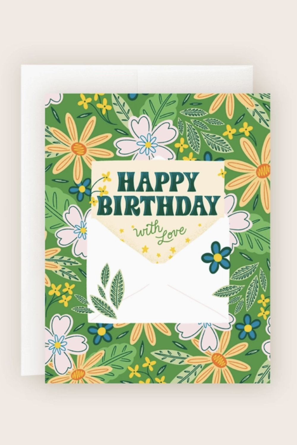 Pea Birthday Card - Jungle