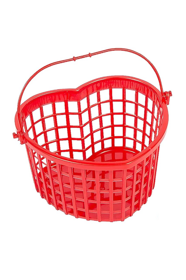 Red Heart Shaped Basket