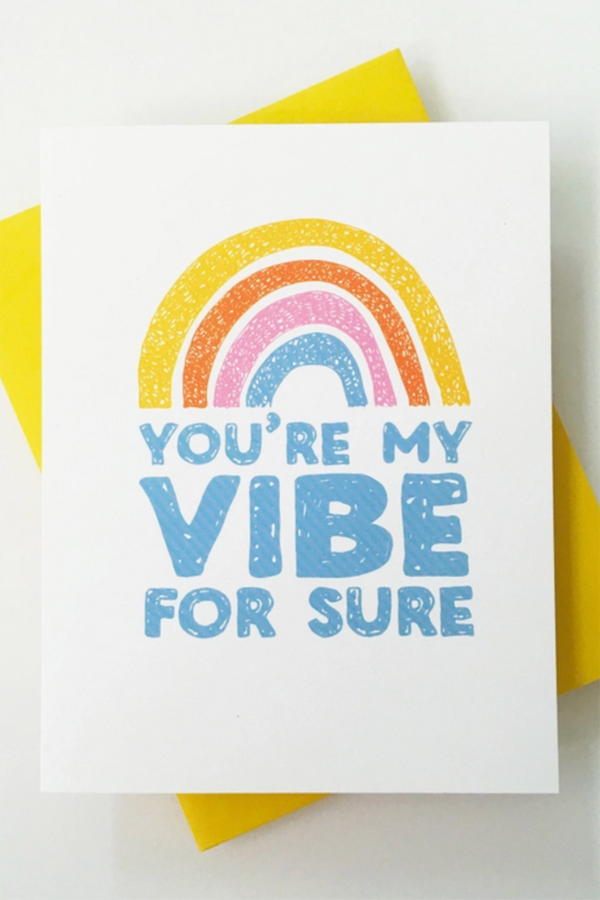 Richie Single Valentine's Day Card - You're My Vibe