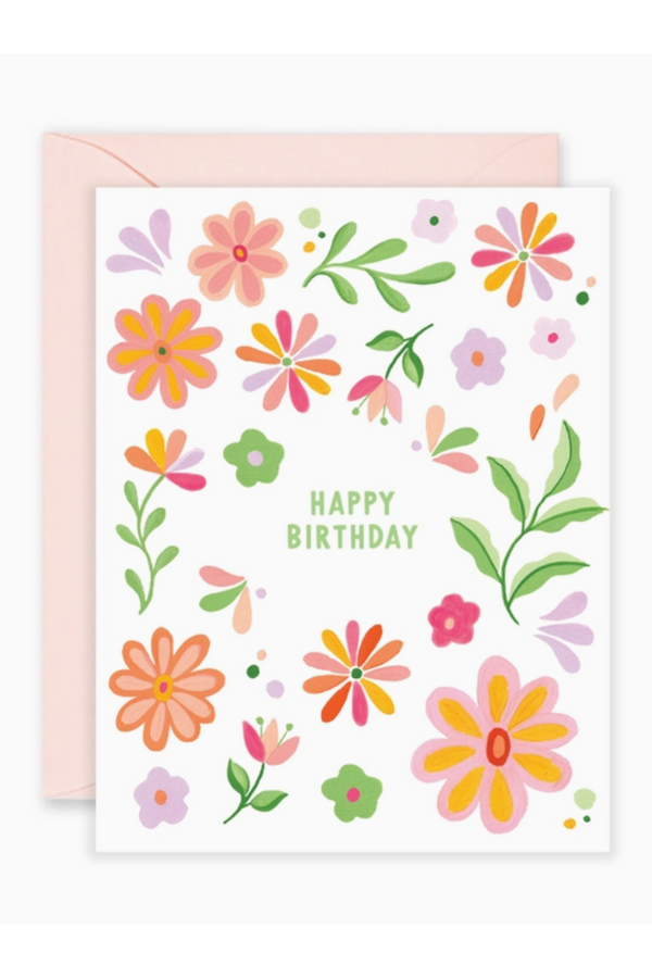 Isabella Single Birthday Card - Otomi