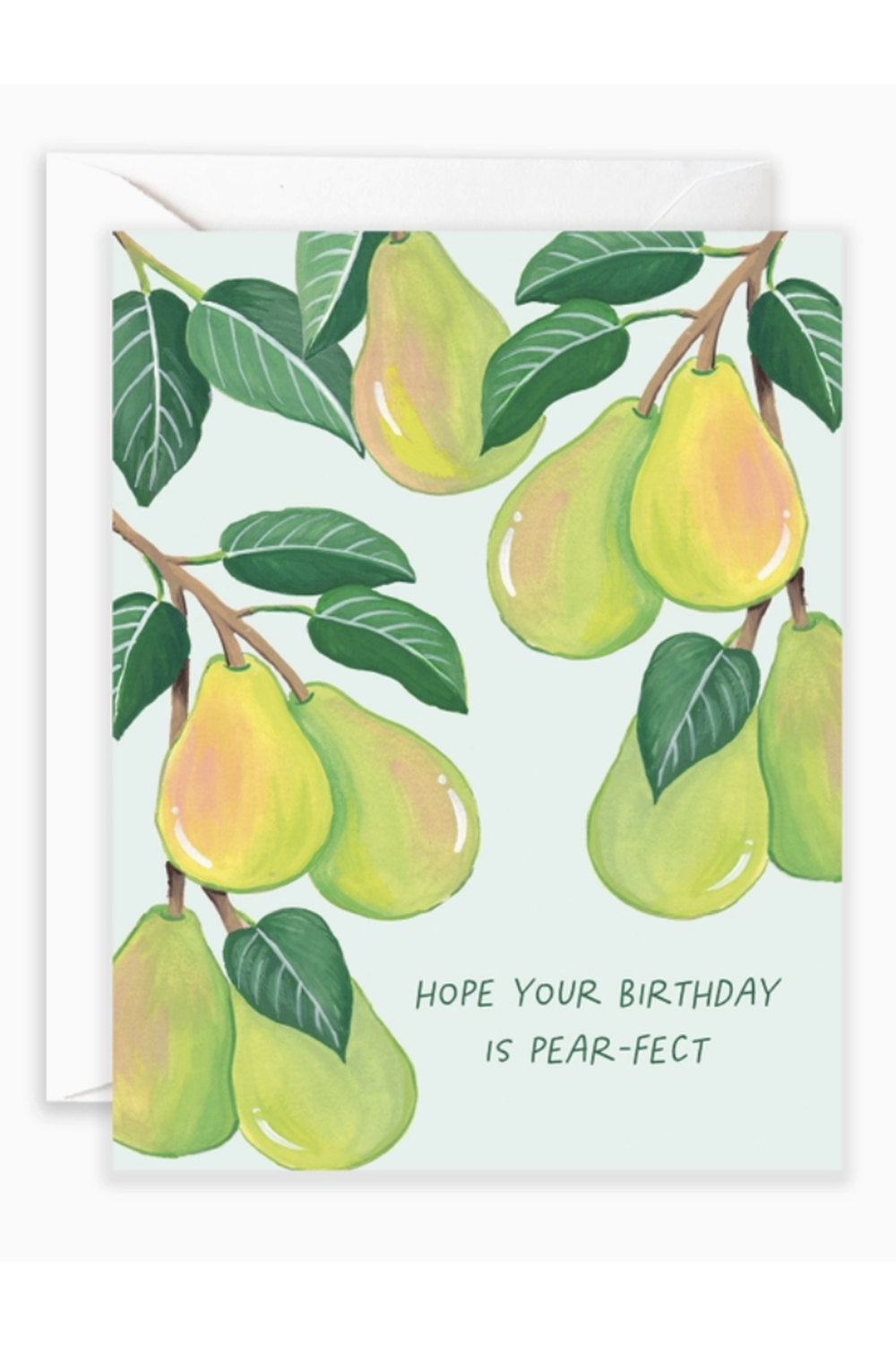 Isabella Single Birthday Card - PEAR-fect