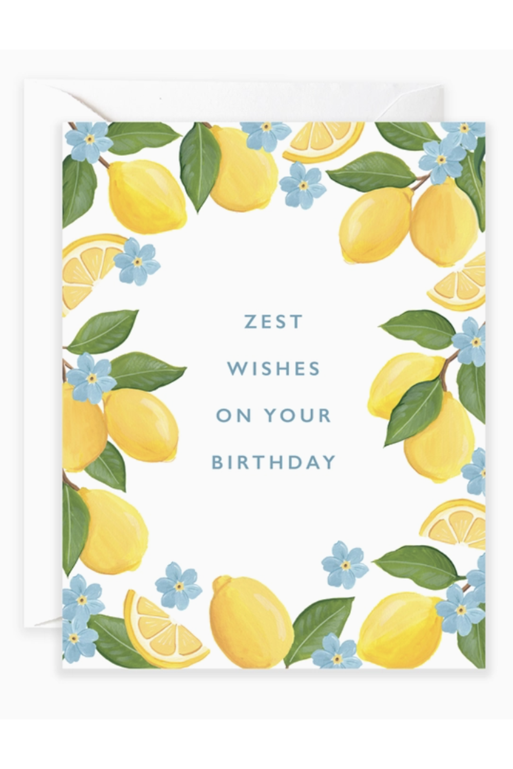 Isabella Single Birthday Card - Lemon Zest Wishes