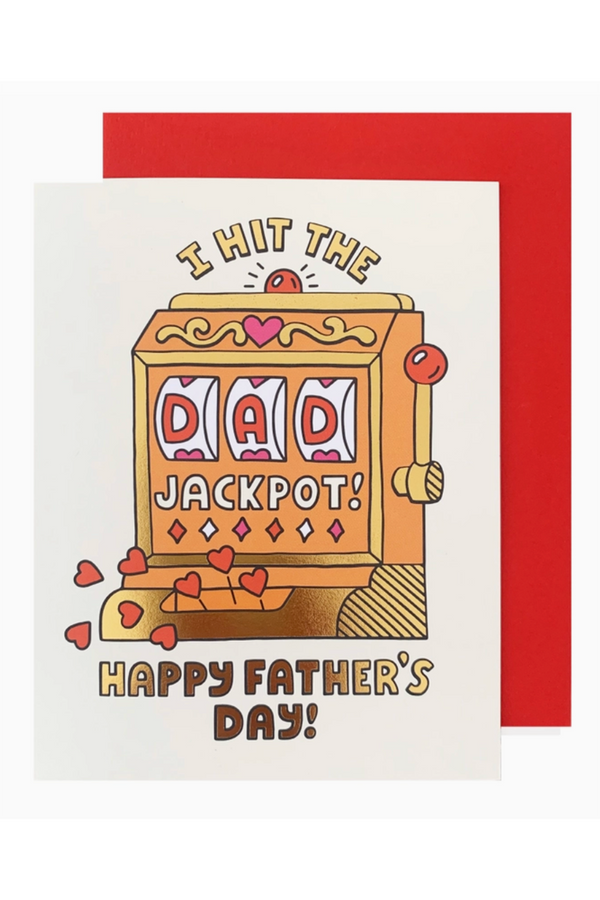 Social Father's Day Greeting Card - Dad Jackpot