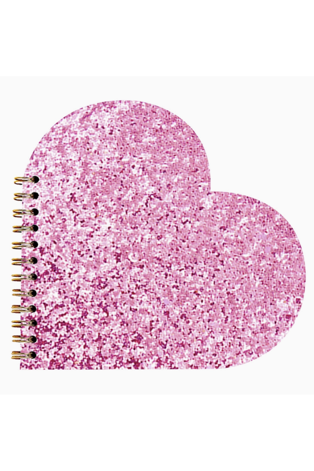 Valentine Notebook - Pink Glitter Heart