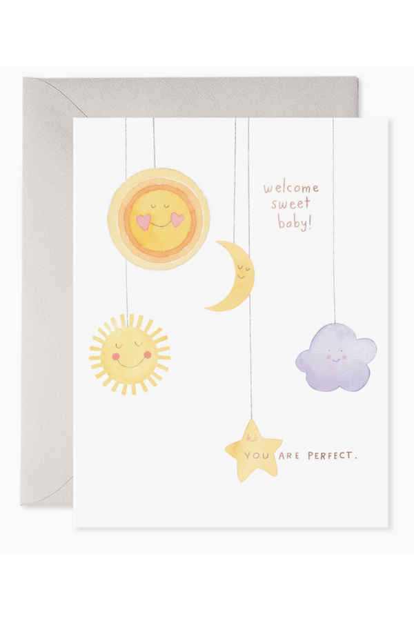 EFRAN Baby Greeting Card - Baby Mobile