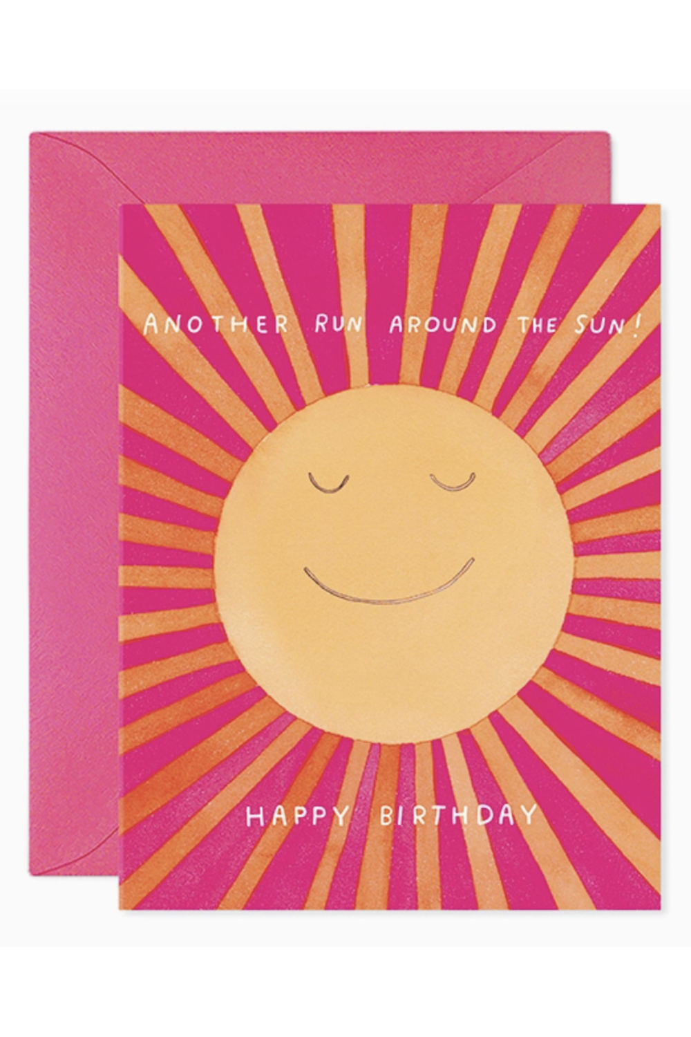 EFRAN Birthday Greeting Card - Run Around the Sun