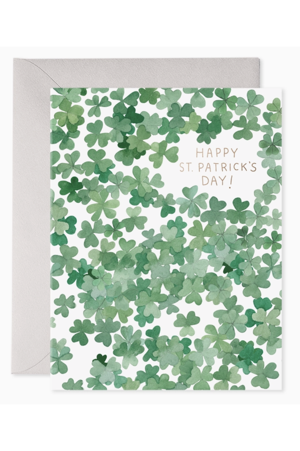 EFRAN St. Patrick's Day Greeting Card - Shamrocks