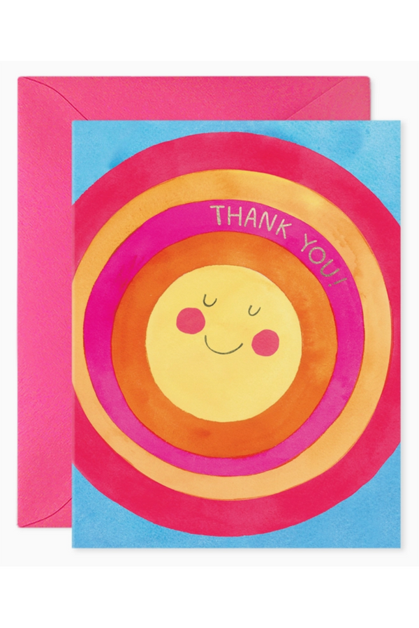EFRAN Thank You Greeting Card - Super Sunny