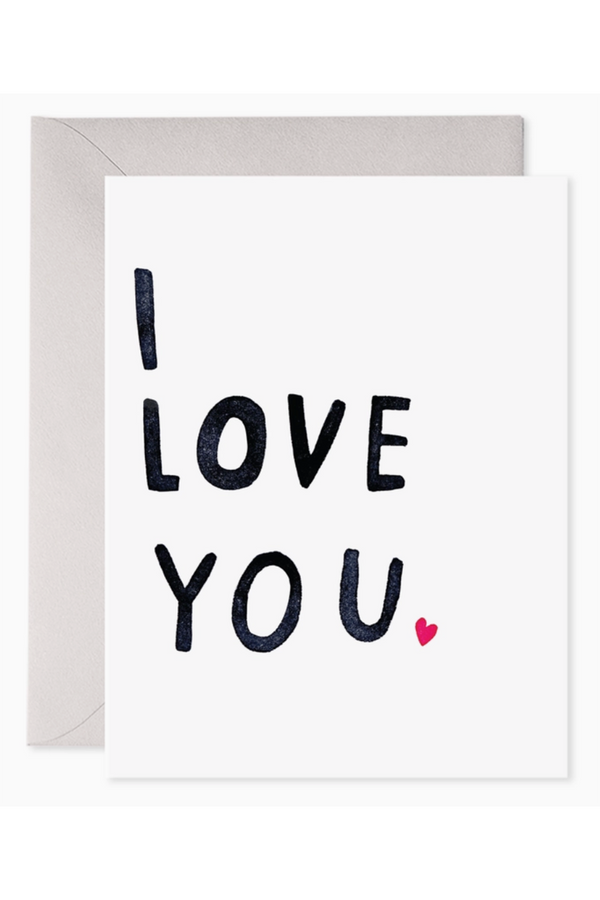 EFran Valentine's Day Greeting Card - ILY