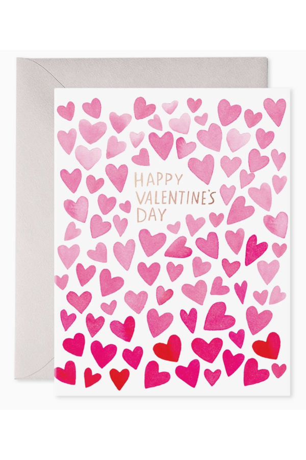 EFran Valentine's Day Greeting Card - Lots of Hearts