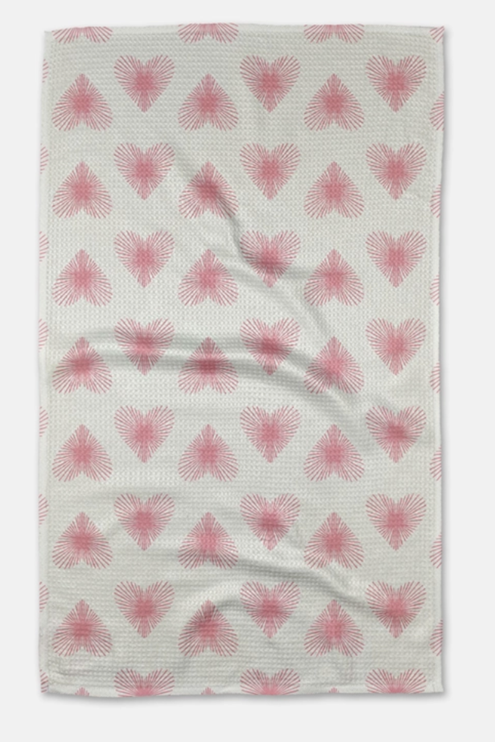 Geometry Kitchen Tea Towel - Life Line Hearts