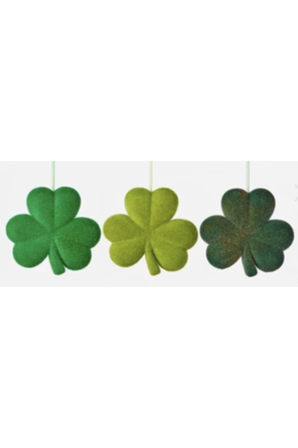 Flocked Shamrock Small