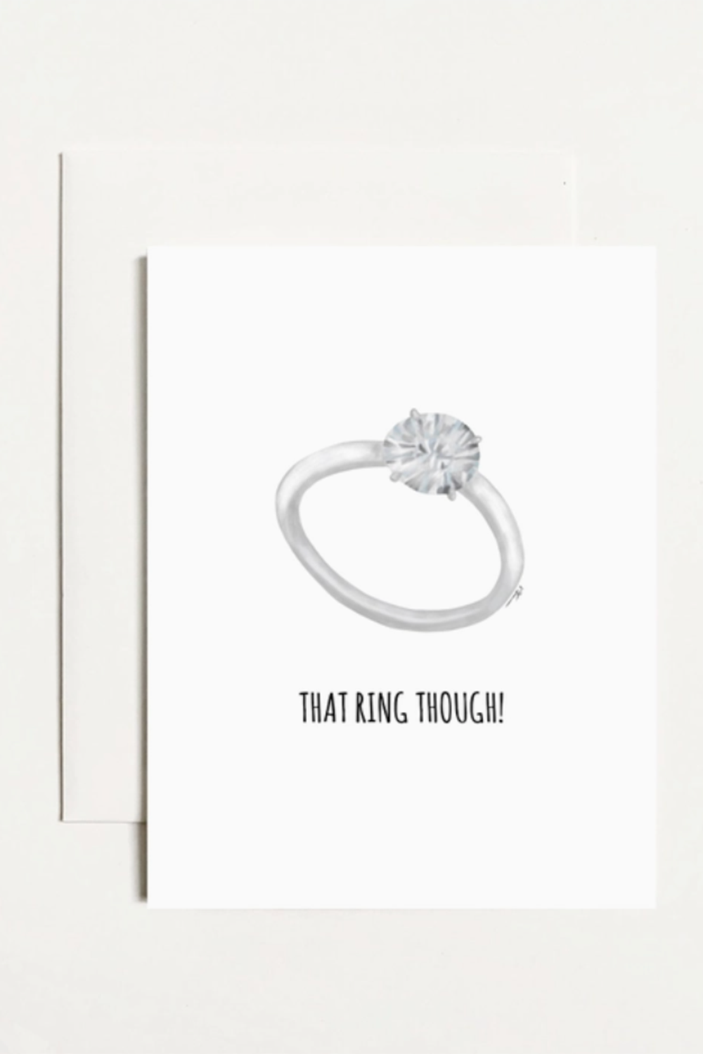 KP Wedding Greeting Card - That Ring Though