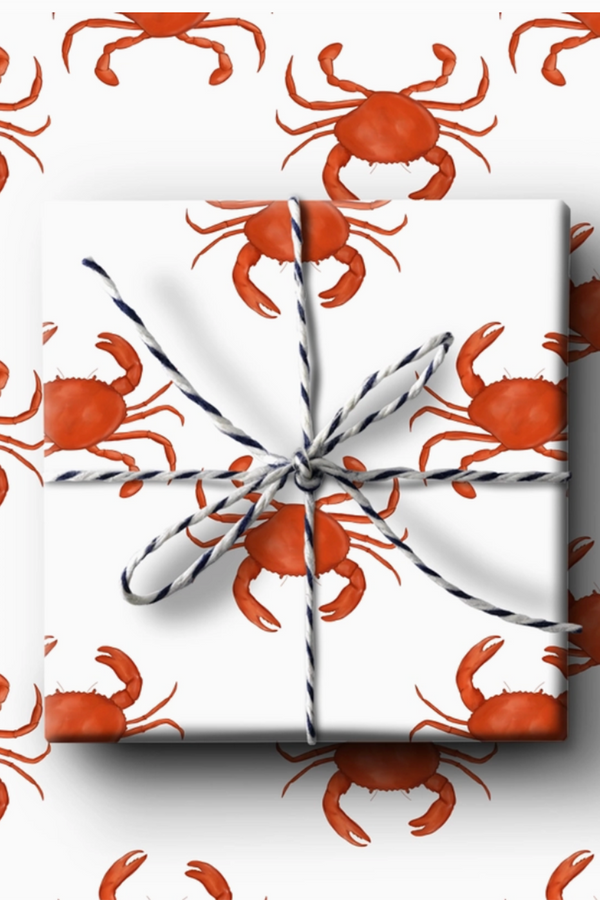 KP Wrapping Paper Sheets - Crab