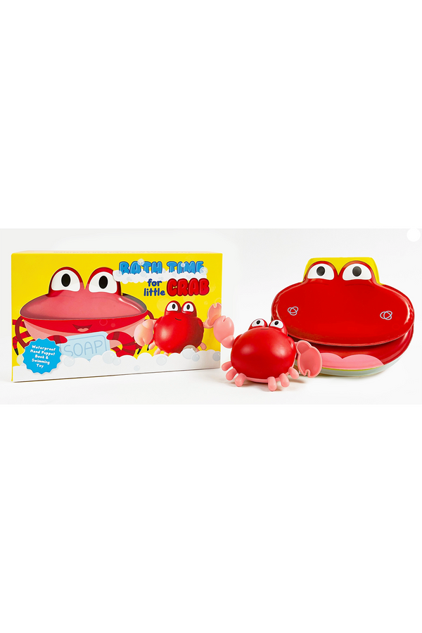 Bath Time for Little Crab Book + Toy