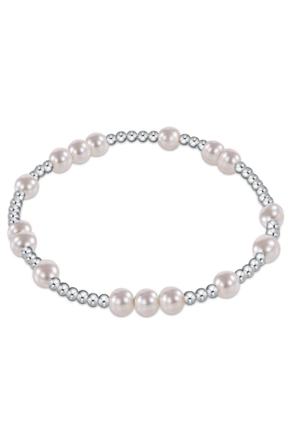 EN Hope Bracelet - Mixed Sterling + Pearl