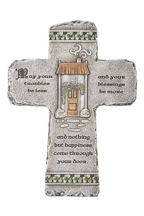 RM Irish Garden House Cross Plaque