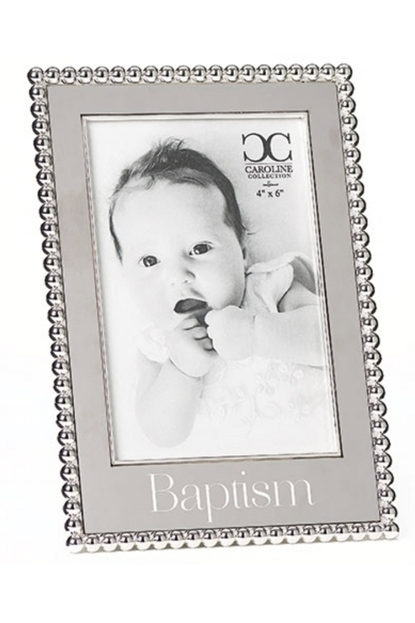 RM Silver Baptism Frame