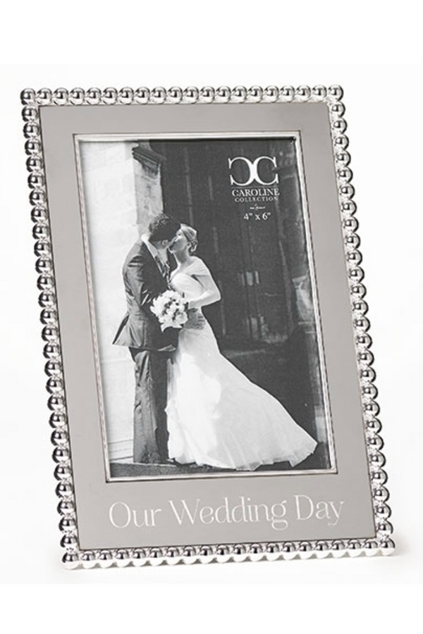 RM Silver Our Wedding Day Frame