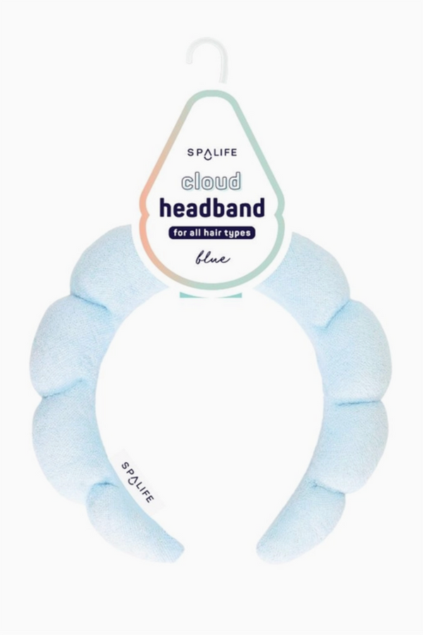 Cloud Spa Headband - Blue
