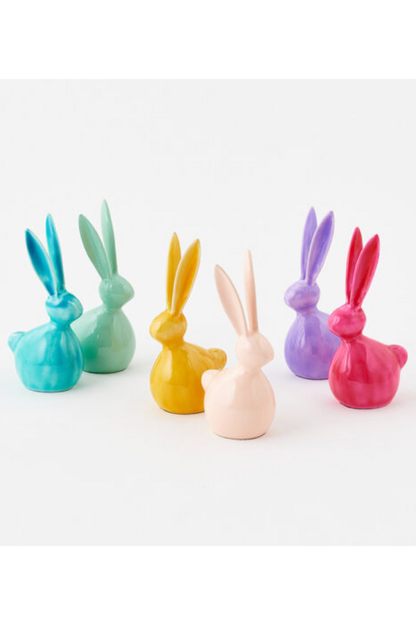 Saturated Metal Bunny Figure - Large