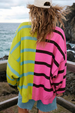 FP Uptown Stripe Pullover - Aurora Lime