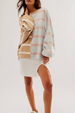 FP Uptown Stripe Pullover - Camel Grey Combo
