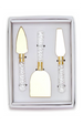 Crystal Clear Cheese Knife Set