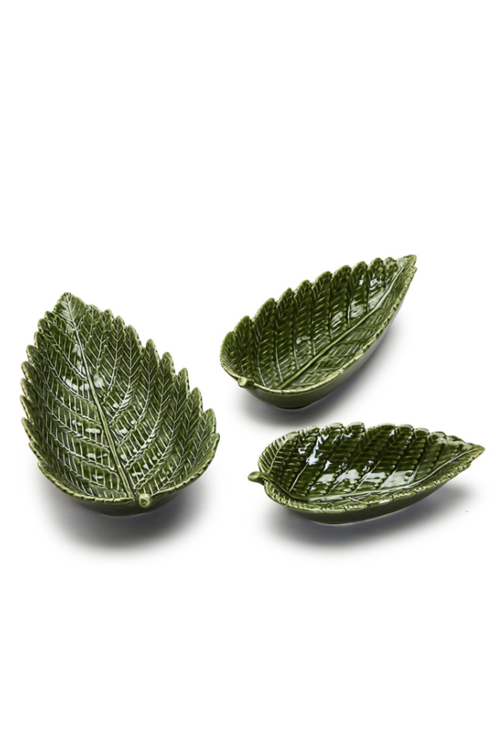 Set of 3 Fern Plates