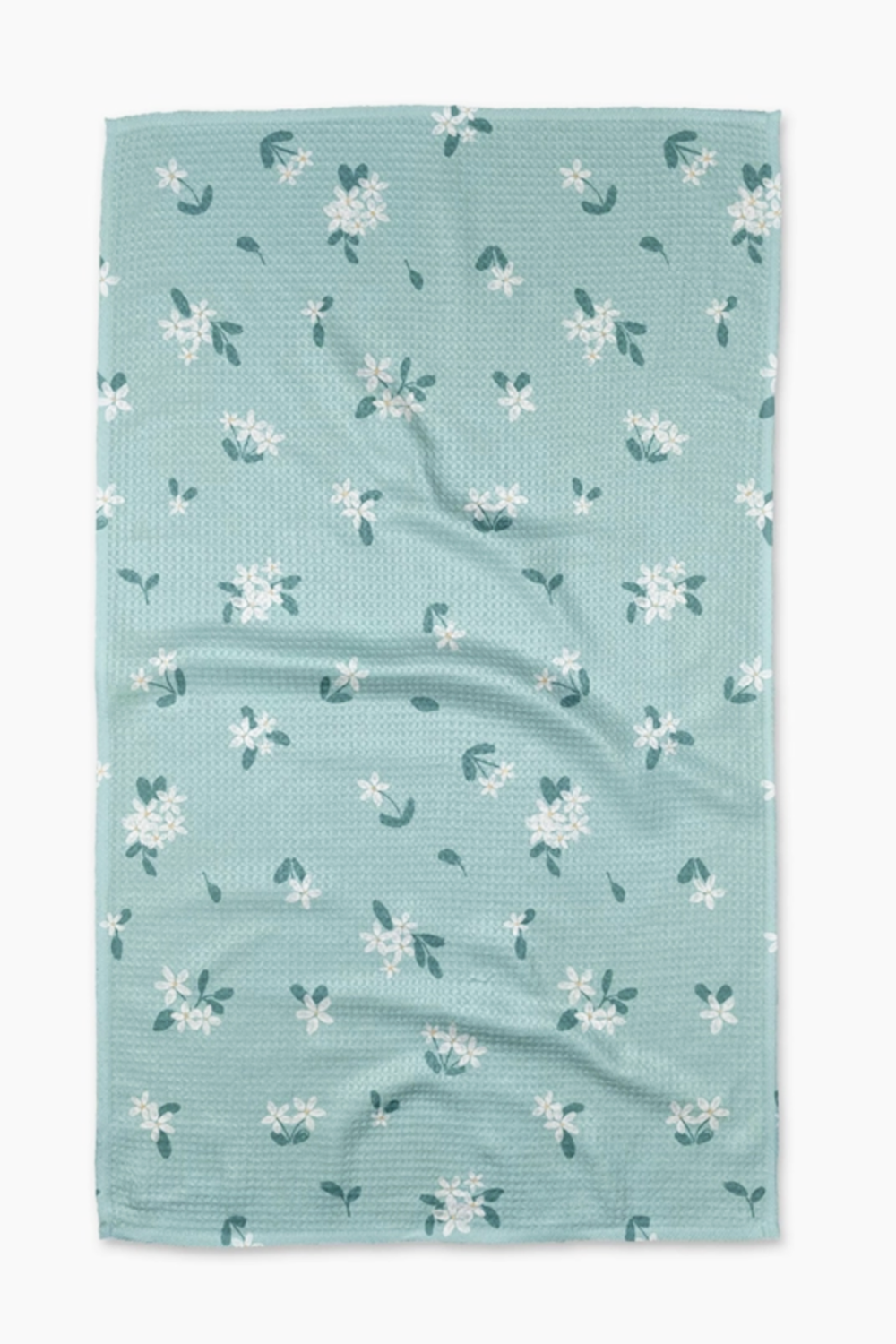 Geometry Kitchen Tea Towel - Blossom Breeze in Robins Egg