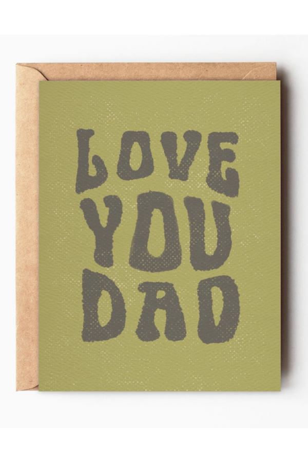 DD Father's Day Card - Love You Dad